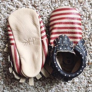 Freshly Picked Red, White & Blue Moccasins